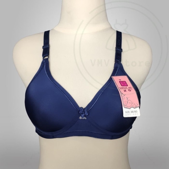 BARU BH LINGCAO A5 BRA BUSA TANPA KAWAT KANCING 2 ORIGINAL