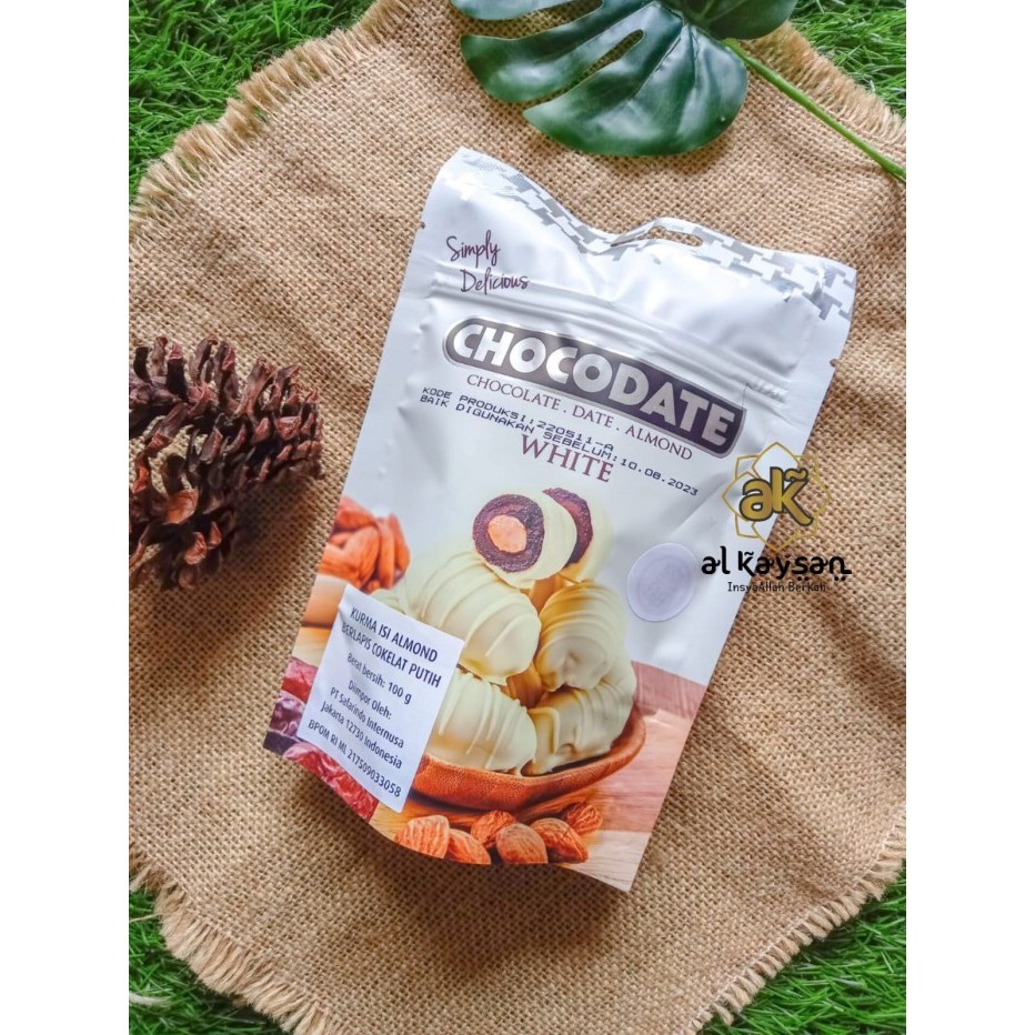 

Ready CHOCODATE COKLAT KURMA ALMOND / COKLAT OLEH OLEH HAJI DAN UMROH 100 GR