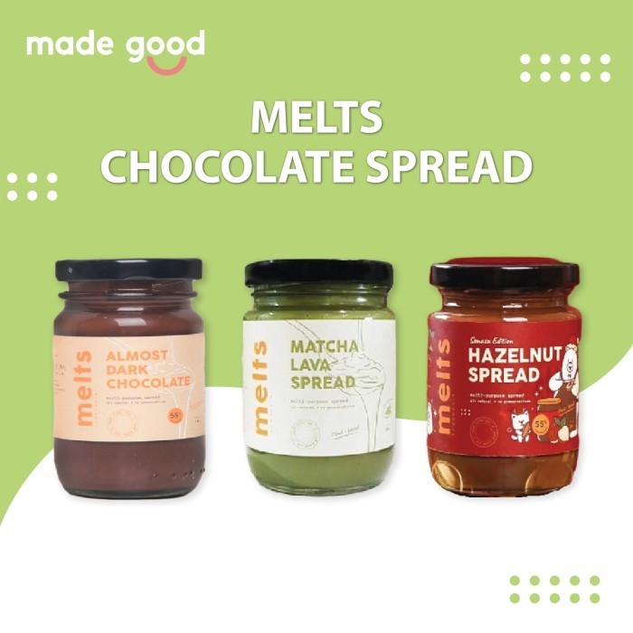 

Ready Melts Almost Dark Chocolate Spread - Selai Coklat Sehat - 300g