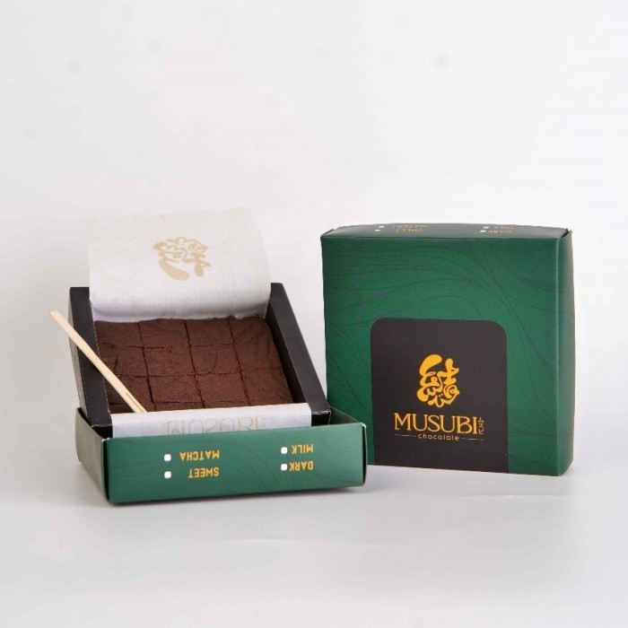 

Ready Truffle Chocolate Musubi Dark Chocolate Japanese Nama Chocolate