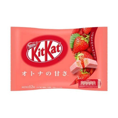 

Ready Coklat KitKat Japan Strawberry Amaou Bag 124.3g