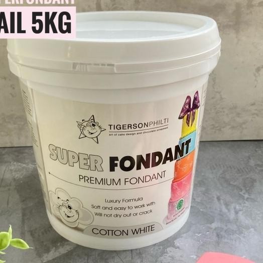 

Tigerson Fondant Fondant Kemasan 1 Ember = 5 Kg - Grab/Gojek