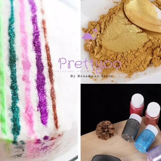 

Lustre Dust Edible Besar / Glitter Edible Cake Fondant Food Grade