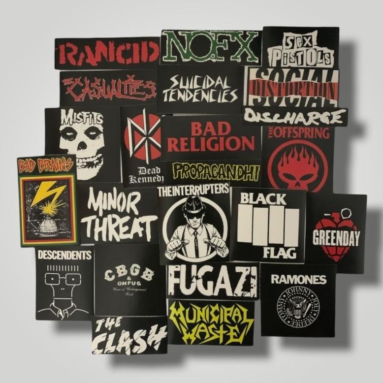 

TGH Sticker Band Punk (isi 23 sticker) TERLARIS