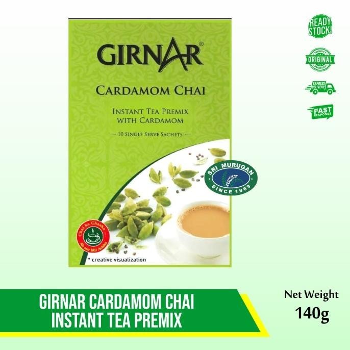 

GIRNAR CARDAMOM CHAI INSTANT TEA PREMIX CARDAMOM 140 GM