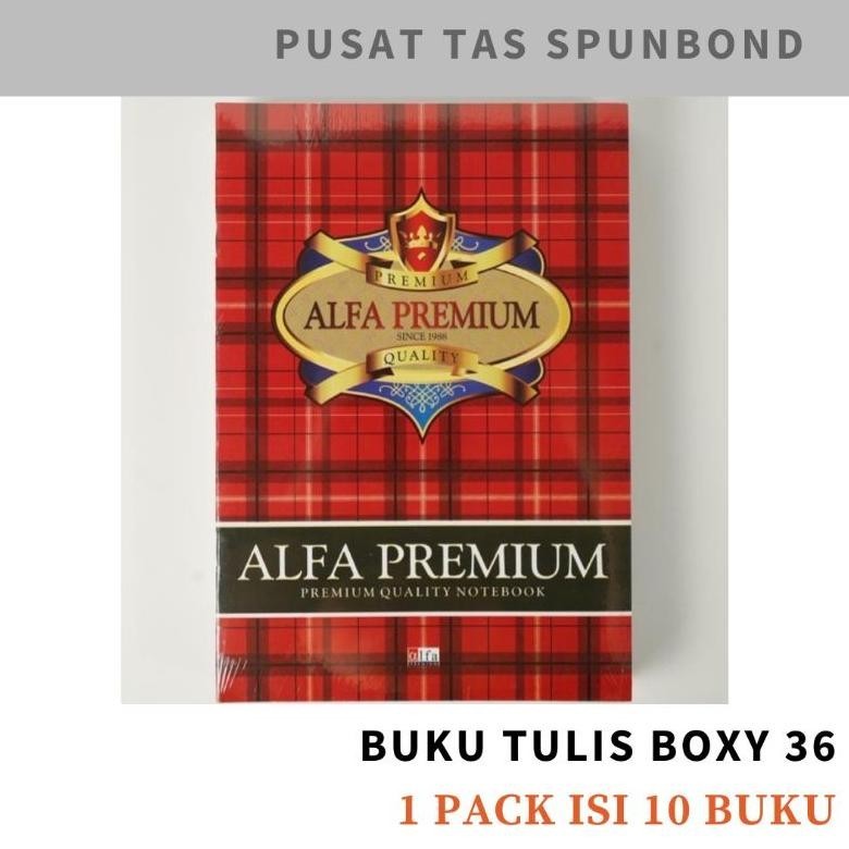 

Diskon Buku Tulis Bm Boxy 36 Lembar - Alfa Premium University Promo