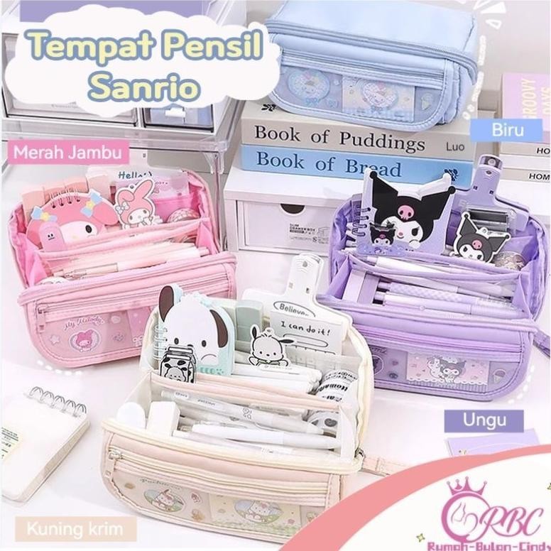 

Flashsale Penjual Lokal9 Lapis Tempat Pensil Cinnamoroll Tempat Pensil Berkapasitas Besar Sanrio Anime Melody Kuromi Penyimpanan Alat Tulis Siswa Perlengkapan Sekolah Viral