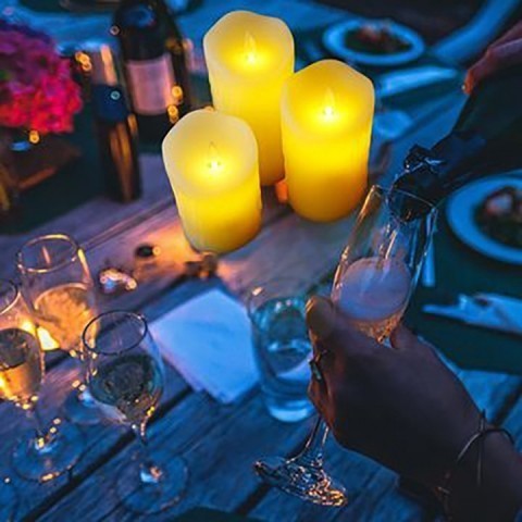 SALE!! LILIN LED LAMPU LED SMOKELESS LELEH LILIN SUMBU GOYANG LILIN ELEKTRIK