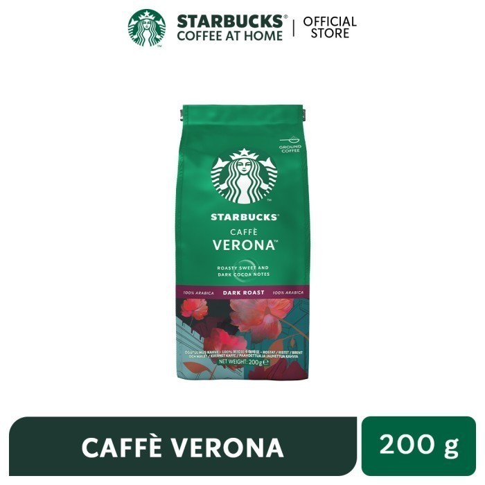 

Starbucks Caff Verona Dark Roast Kopi Bubuk Sachet Bag 200G