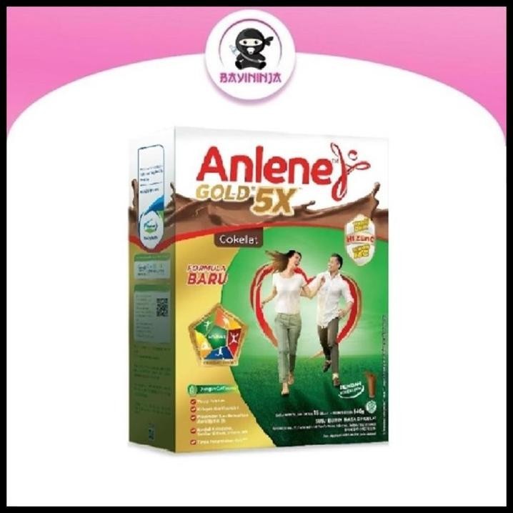 

Anlene Gold Cokelat Coklat Susu Kalsium Box 640 G