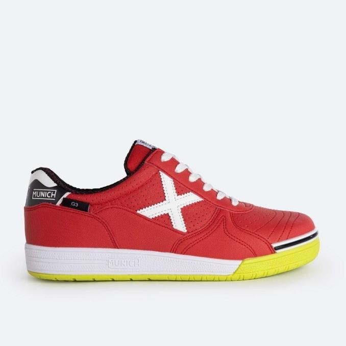 , SEPATU FUTSAL X MUNICH G3 PROFIT 55 - RED YELLOW