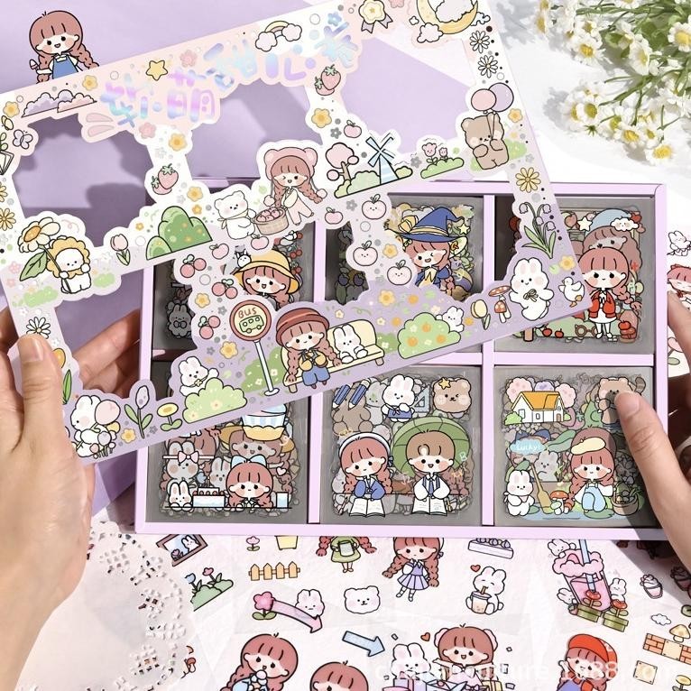 

fx-2 Stiker Box Koleksi Sticker Aesthetic 200 Lembar Murah