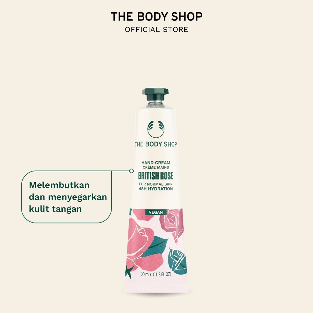 The Body Shop British Rose Hand Cream 30ml