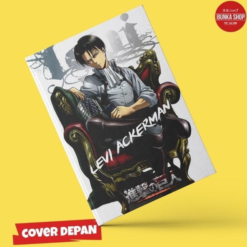 

Super Sale Pocket Book Anime Shingeki no Kyojin Levi Ackerman Hardcover A6 Jurnal Agenda Planner Gift Couple Original