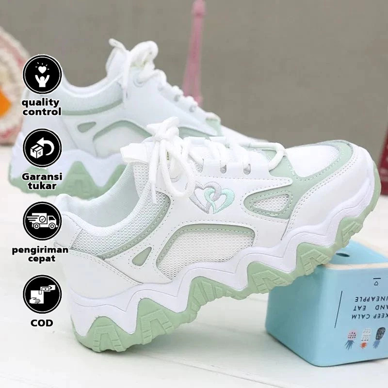 Sepatu Wanita Premium Terlaris Wanita t Sers Dewasa Sneakres Sapatu Remaja Sepatu Wanita Senikres Sp