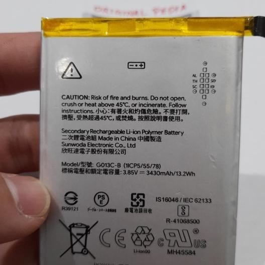 Baterai Google Pixel 3 Xl G013C-B Battery Hp
