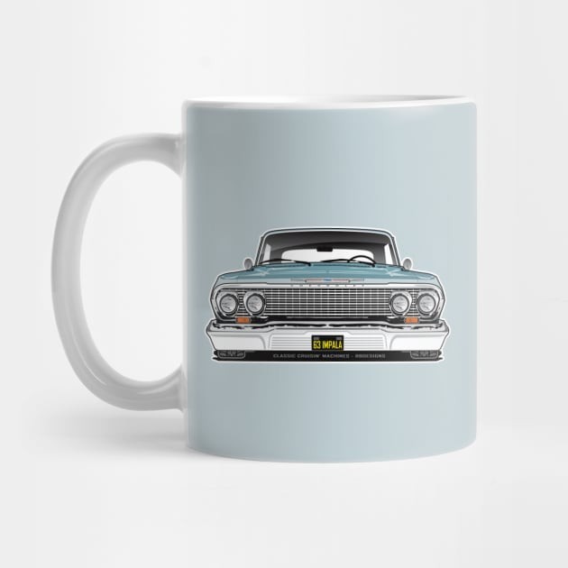 Mug Kopi Chevy Impala 1963 1963 Chevy Impala Coffee Mug