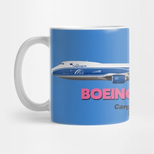 Mug Kopi CargoLogicAir Boeing B747 8F Boeing B747 8F CargoLogicAir Coffee Mug