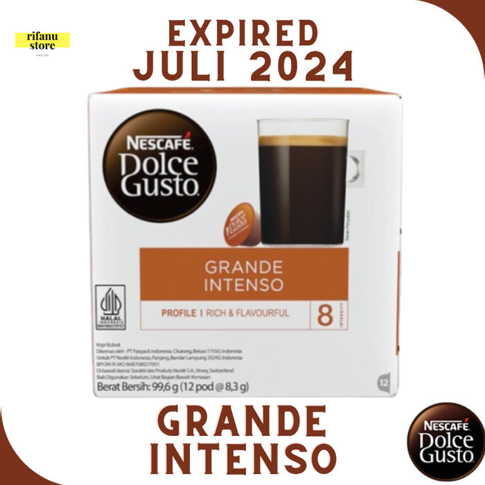 

Nescafe Dolce Gusto Grande Intenso Capsule Coffee Ndg 1 Box Original