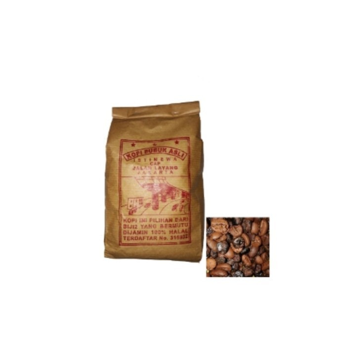 

Kopi Bubuk Robusta Lampung "Cap Jalan Layang" 1Kg