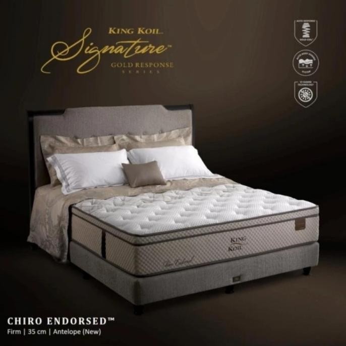 MATTRESS / KASUR KINGKOIL / KING KOIL CHIRO ENDORSED ,