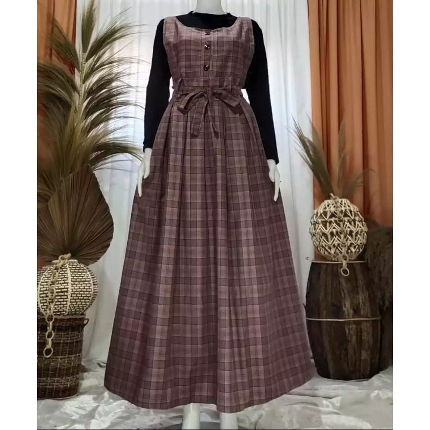 Gamis Wanita Pakaian Muslim Bumil Busui Baju Cewek Pengajian Tunik Remaja Maxidress  Dewasa Maxydres