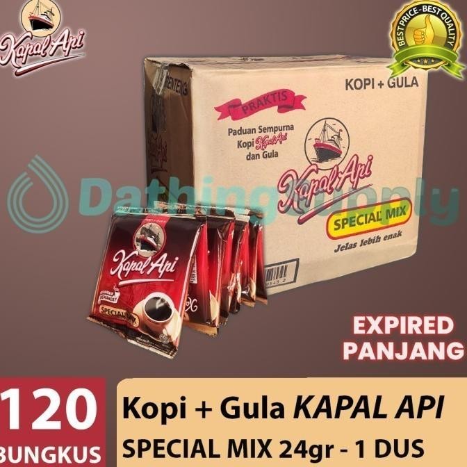 

Grosir Kopi Kapal Api Special Mix Dus Isi 12 Renceng 120 Bungkus / Ctn