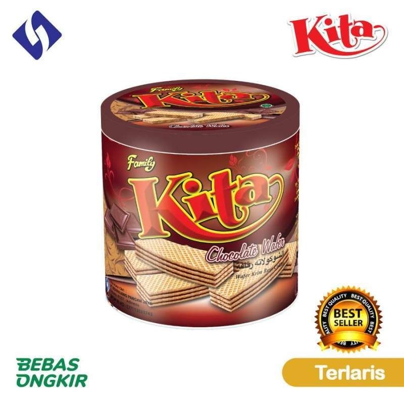 

Kita Wafer Krim Rasa Cokelat 450gr 1 Kaleng