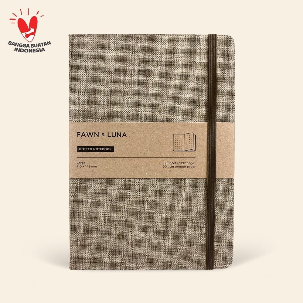 

BACK TO SCHOOL FAWN & LUNA - MAPLE BROWN - NOTEBOOK LARGE A5 - BUKU JURNAL/AGENDA/DIARY/CATATAN