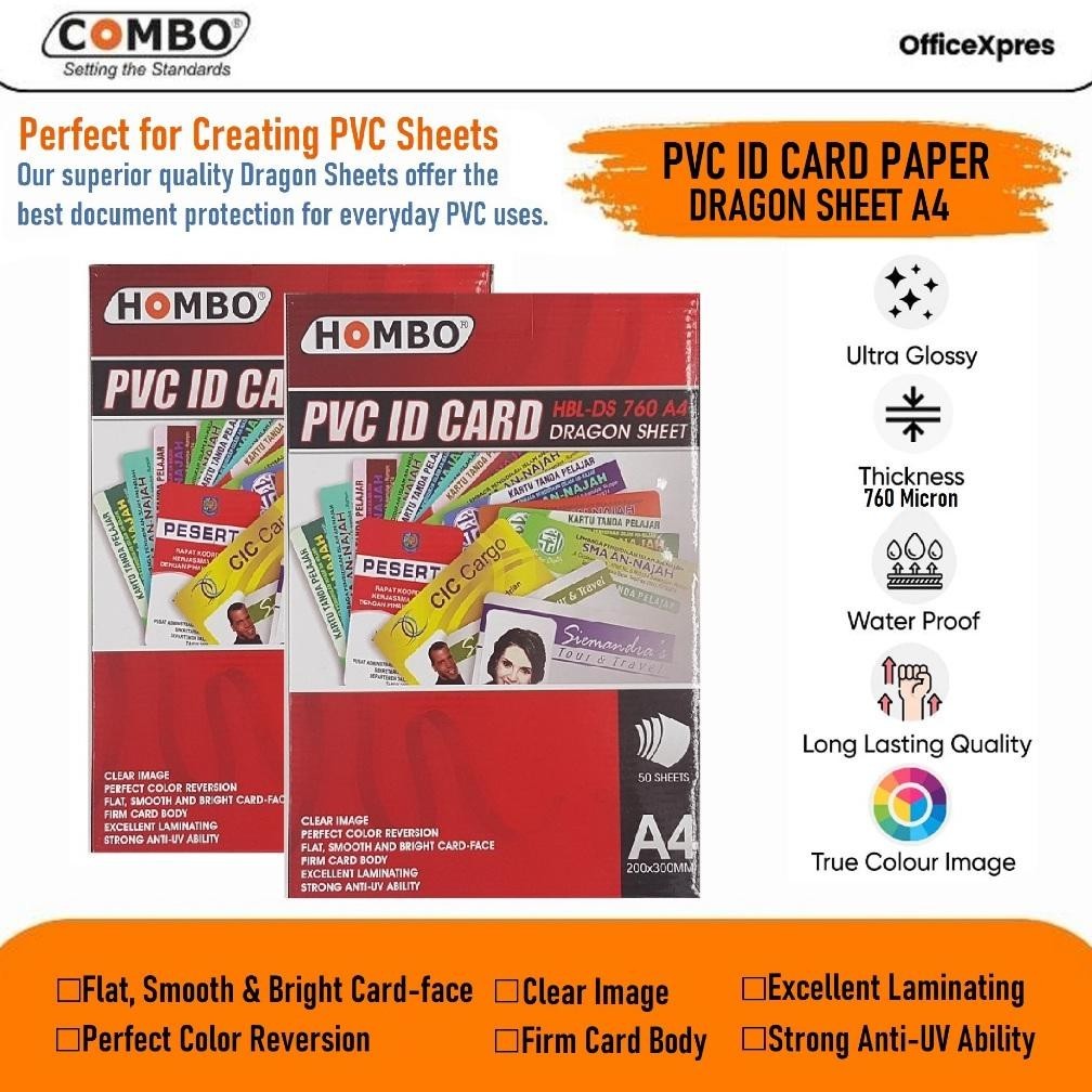 

BACK TO SCHOOL KERTAS PVC BAHAN ID CARD INSTAN A4 / KERTAS PVC ID CARD CUTTER DRAGON SHEET / PVC SHEET / CARD PRINTING / PRINT KARTU / KERTAS CETAK KARTU