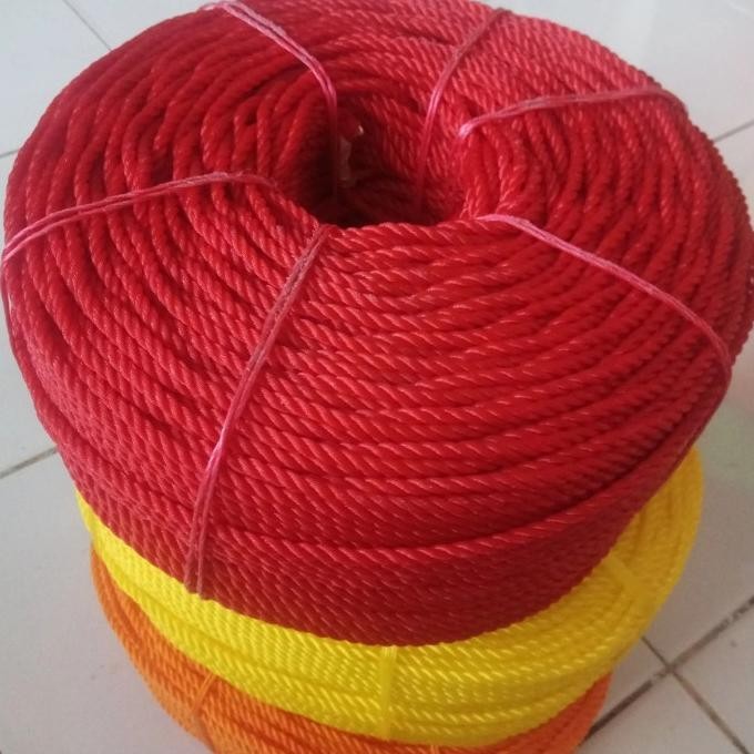 tali tambang nilon / tali tambang plastik 4mm (per roll)