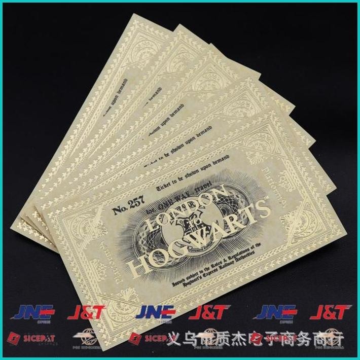 

BISMILLAH HPTB TICKET BUS HARRY TIKET BIS PLATFOM 93/4 LONDON HOGWARTS BOOKMARK PEMBATAS BUKU KARTU E.COS DP30