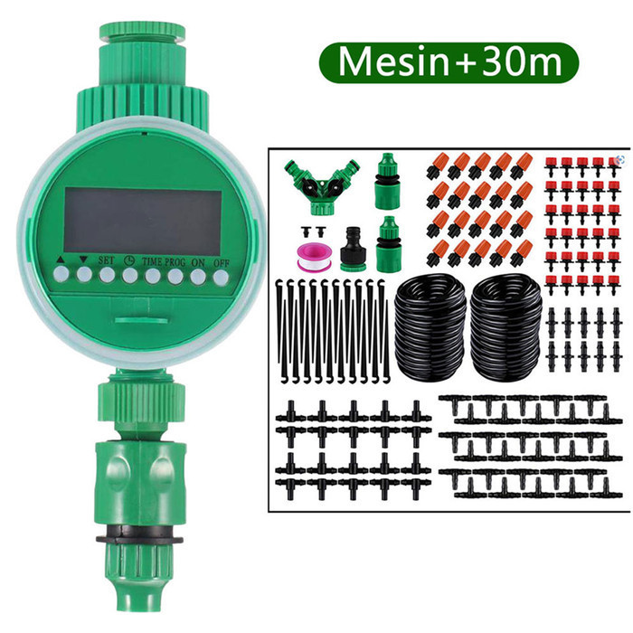 TERBATAS Automatic Digital Irrigation Water Timer Irigasi Misting Tetes Selang
