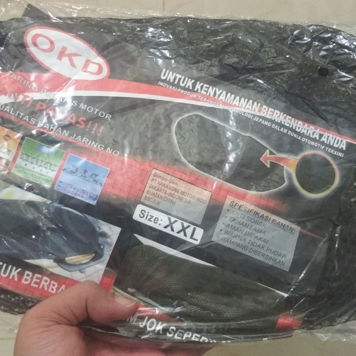 Sarung Cover Jaring Pelindung Jok Motor Supra X 125 Helm In