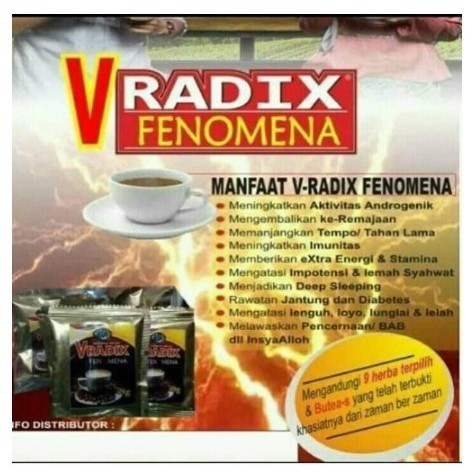 

Kopi Vradix Hpa Fenomena Malay Isi 10 Sachet Dijan