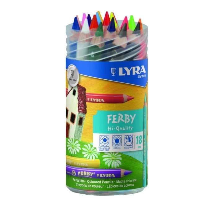 

LYRA Ferby Color Pencil Tube 18 Colors