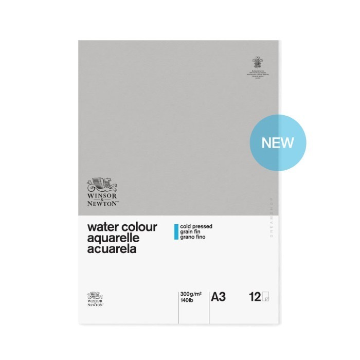 

Winsor &ton Classic Watercolour Paper Pad A3 300 gsm gummed