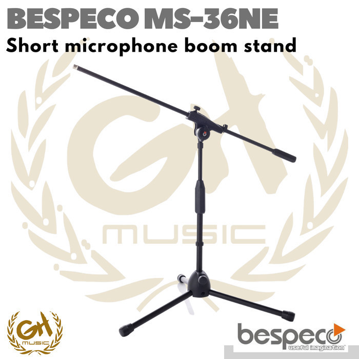 Bespeco Ms36Ne Short Microphone Boom Stand - Stand Mic Pendek
