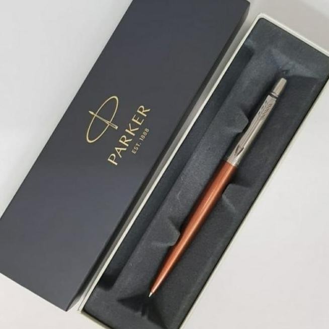 

READY >> PULPEN PARKER JOTTER ORINAL CHELSEA ORANGE FREE UKIR GRAFIR NAMA