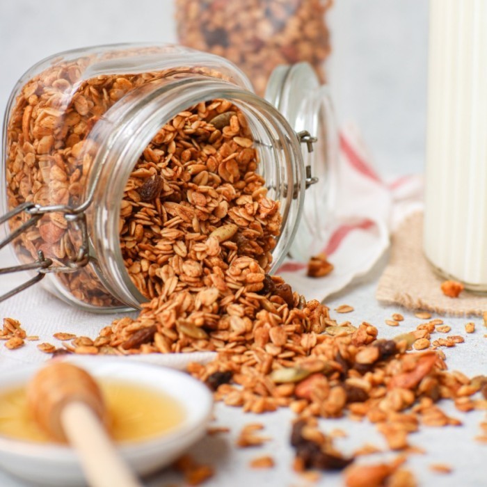 

Honey Cinnamon Granola 100Gr / 500Gr - No D Sugar