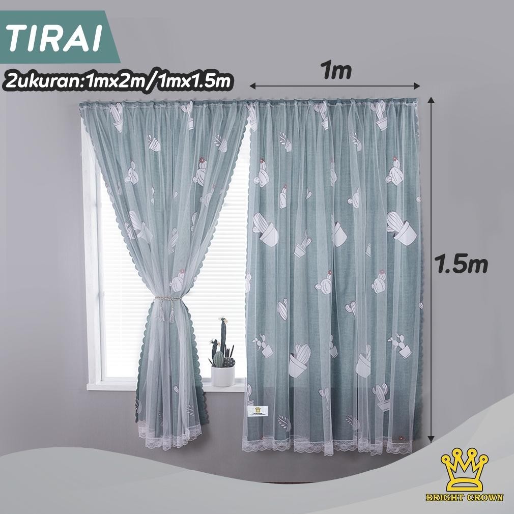 fx-23 Bright Crown Tirai Gorden Magic Tirai Hordeng Tanpa Paku / Jendela Pintu Blackout 99% Tanpa Bo
