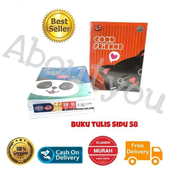

Promo 10 pcs BUKU TULIS Sekolah SIDU 58 Kuarto Buku MURAH Original