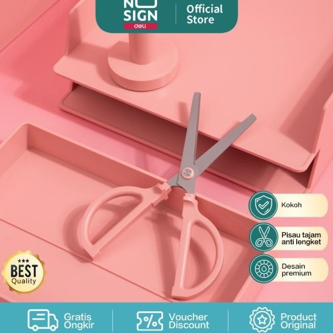 

Nusign Scissors / Gunting Dengan Tempat Anti Slip Colorfull NS051
