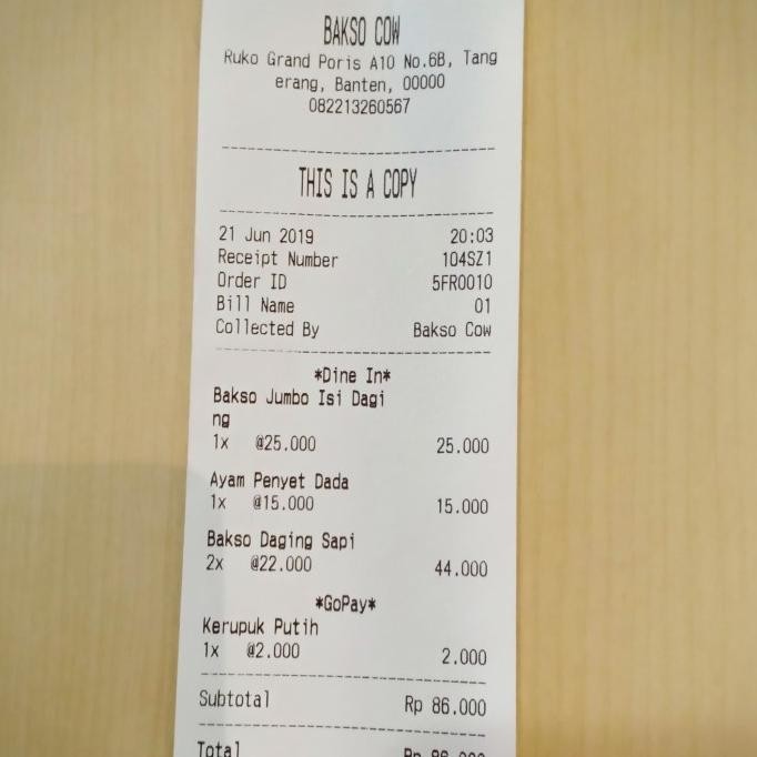 

Kertas Struk Isi 10Roll Otani 57x47-13