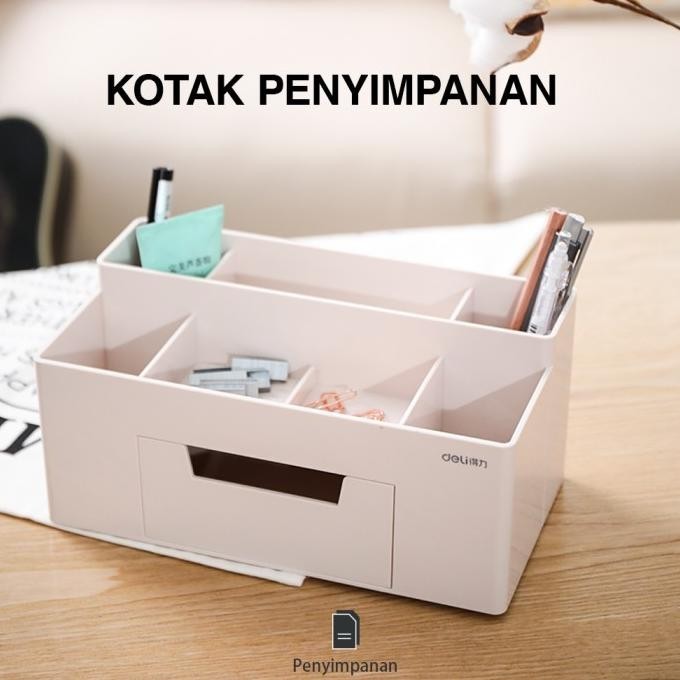 

Deli Desk Organizer / Rak Pulpen Kosmetik Serbaguna 7 Tempat 891X