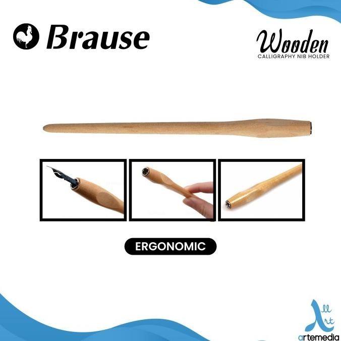 

Pena Kayu Kaligrafi Brause Nib Holder Dip Pen Calligraphy Writing