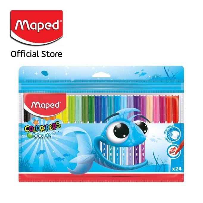 

Maped Spidol Warna Ocean 24' - Cardboard