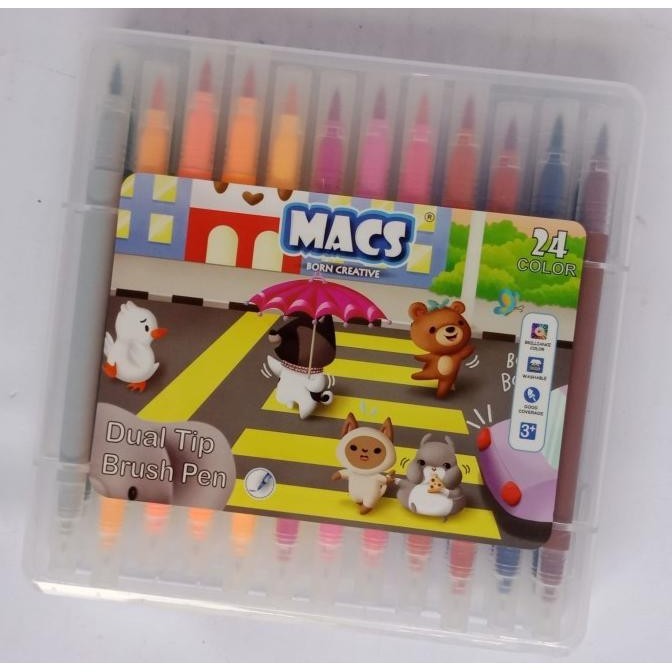 

Brush Pen 24 Warna Macs
