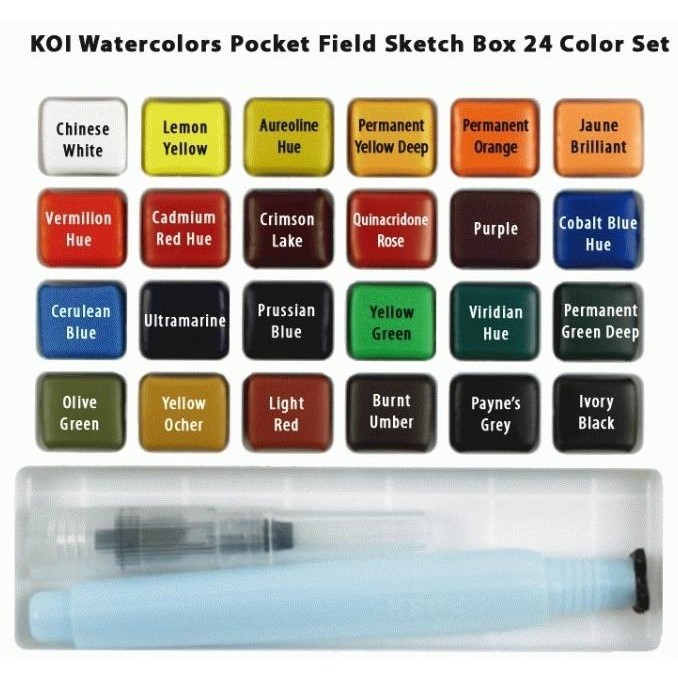 

Sakura Koi Water Color Pocket Set 24