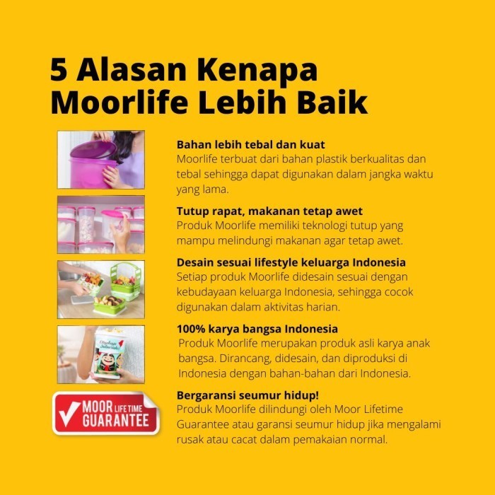 SALE KOTAK BEKAL - LUNA MOORLIFE TEMPAT BEKAL MAKAN ANAK SEKAT 3